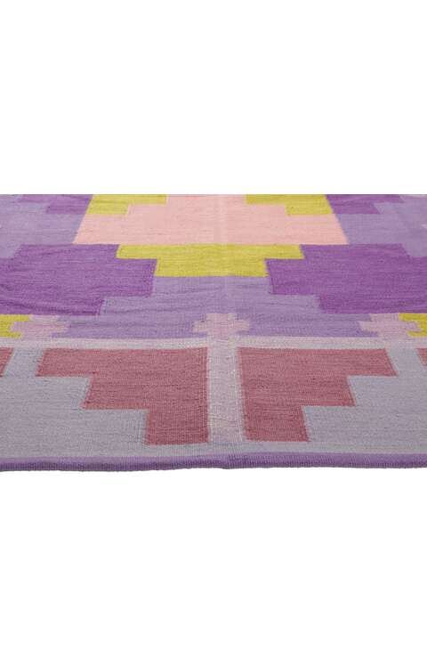 8 x 10 Swedish Style Kilim Rug Rollakan 30917