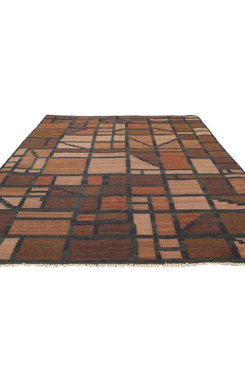 5 x 7 Vintage Swedish Rug Irma Kronlund Rollakan 78485