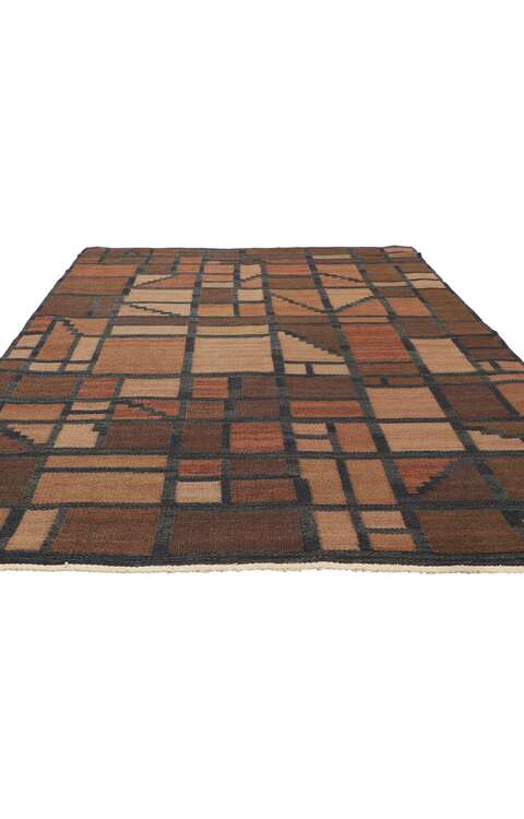 5 x 7 Vintage Swedish Rug Irma Kronlund Rollakan 78486