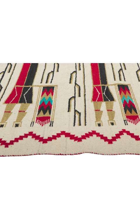5 x 7 Vintage Yeibichai Navajo Rug 78502