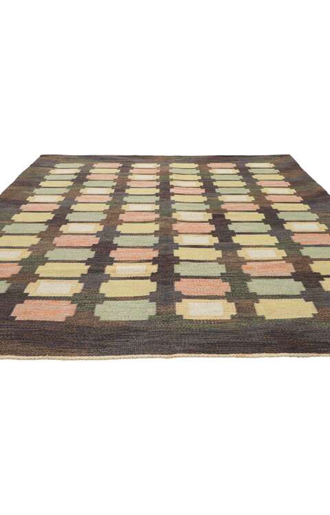 6 x 7 Vintage Swedish Rug Judith Johansson Rollakan 78492