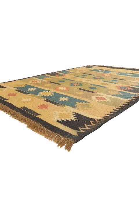 78114 Vintage Indian Kilim Rug 78114
