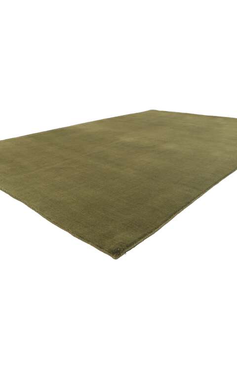 6 x 9 Moss Olive Green Modern Rug 30929