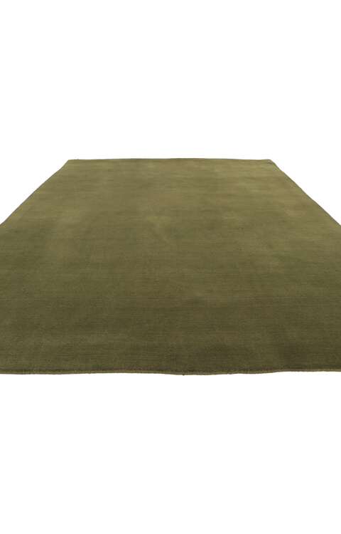 6 x 9 Moss Olive Green Modern Rug 30929