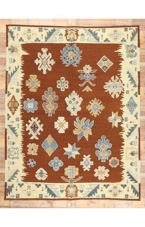 10 x 12 Oushak High-Low Rug 30894