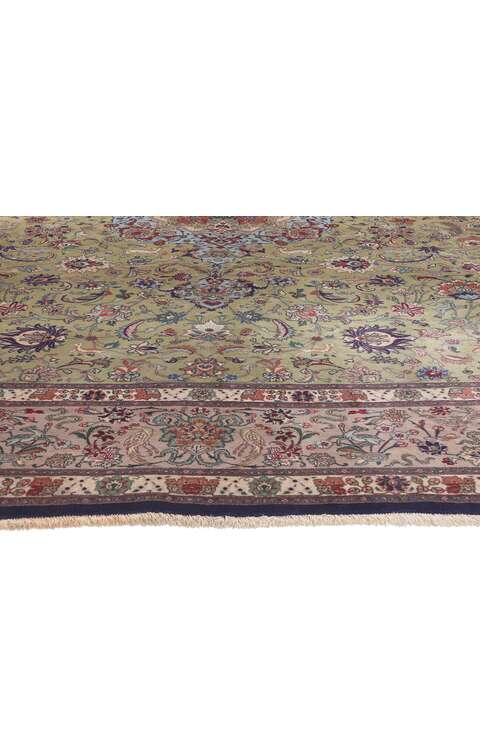 10 x 13 Vintage Persian Tabriz Rug 53864
