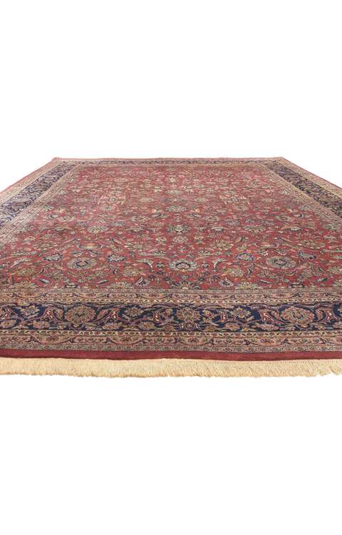 10 x 13 Vintage Indian Tabriz Rug 78543