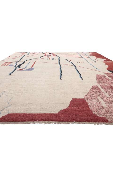 10 x 14 Modern Moroccan Rug 81015