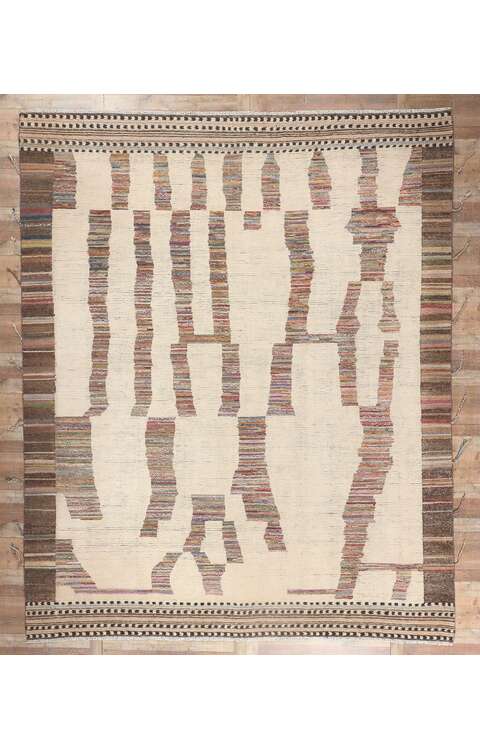 12 x 14 Large Modern Moroccan Rug 81009