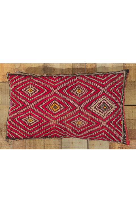 1 x 2 Berber Zemmour Moroccan Rug Pillow 78445