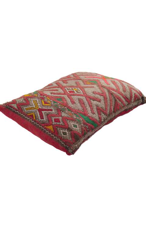 1 x 2 Vintage Zemmour Moroccan Rug Pillow 78446