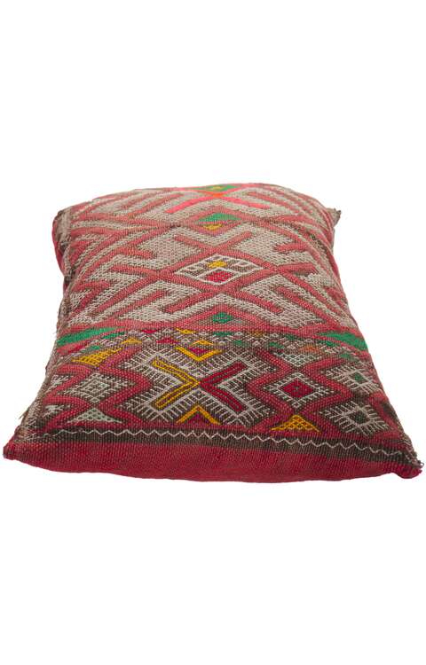 1 x 2 Vintage Zemmour Moroccan Rug Pillow 78446