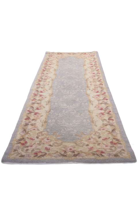 2 x 7 Vintage American Floral Hooked Runner 78553