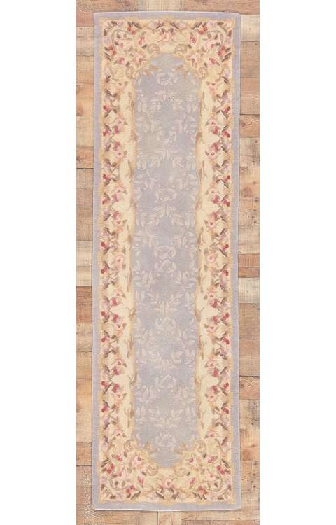 2 x 7 Vintage American Floral Hooked Runner 78553