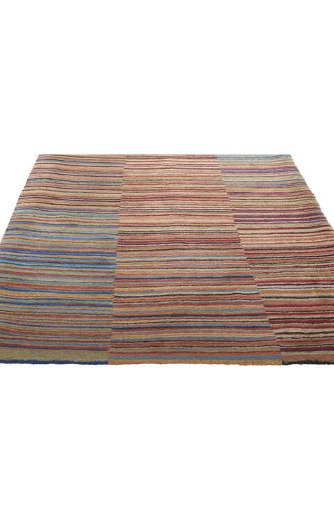 3 x 10 Colorful Striped Tibetan Runner Rug 78531
