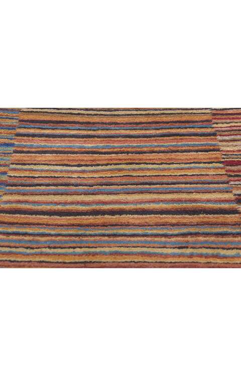 3 x 17 Colorful Striped Tibetan Runner Rug 78534