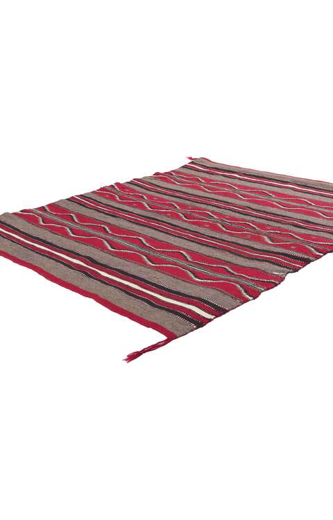 3 x 4 Antique Navajo Blanket Rug 78557