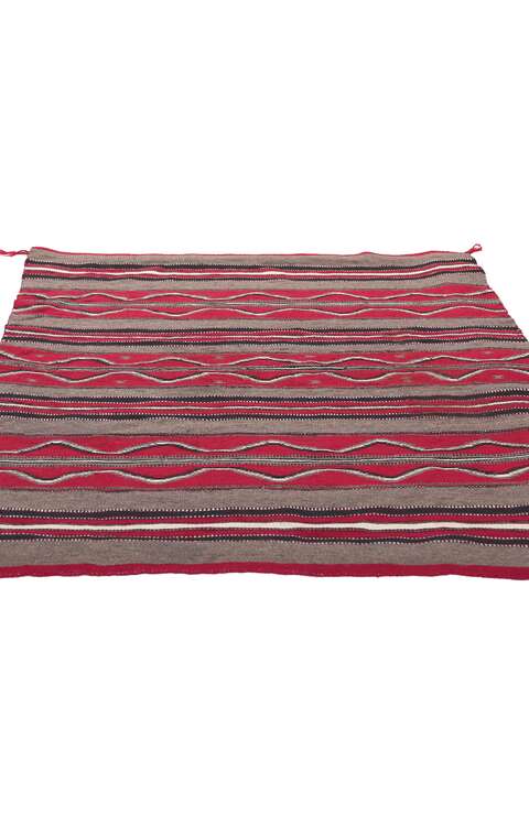 3 x 4 Antique Navajo Blanket Rug 78557