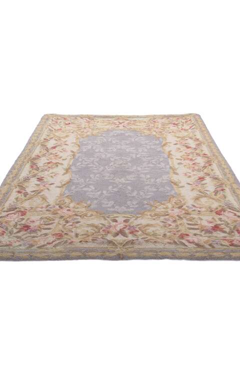 3 x 5 Vintage American Floral Hooked Rug 78552