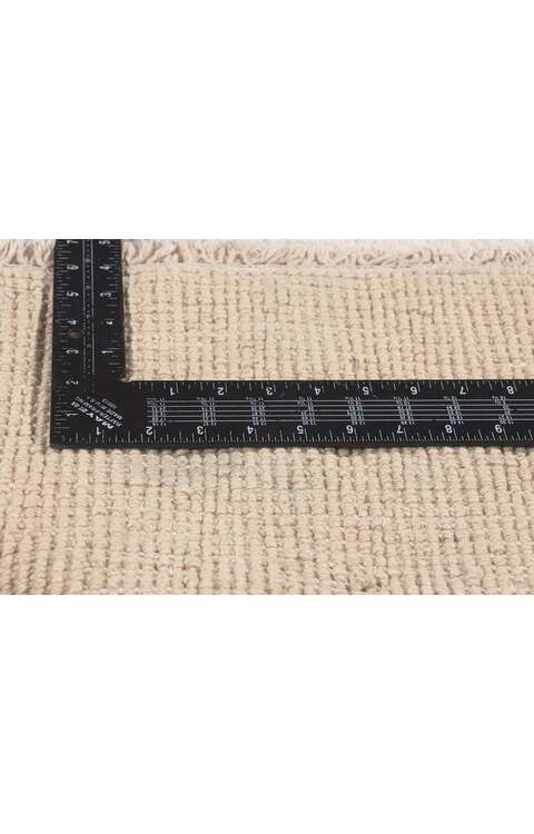 3 x 5 Small Ivory Moroccan Modern Rug 81016