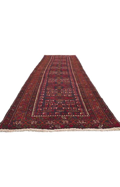4 x 14 Antique Persian Heriz Runner 61254