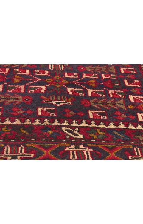 4 x 14 Antique Persian Heriz Runner 61254