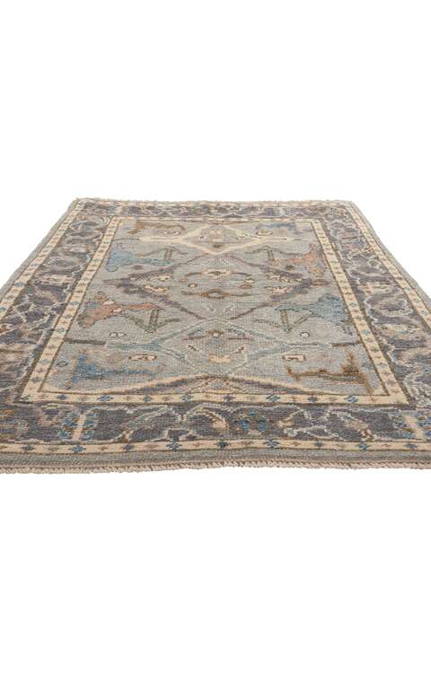 4 x 6 Small Modern Oushak Rug 80999