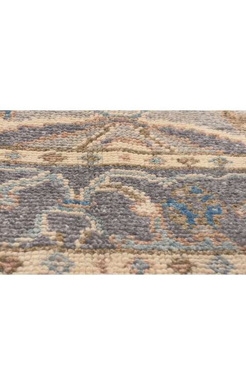 4 x 7 Earth-Tones Modern Oushak Rug 81001