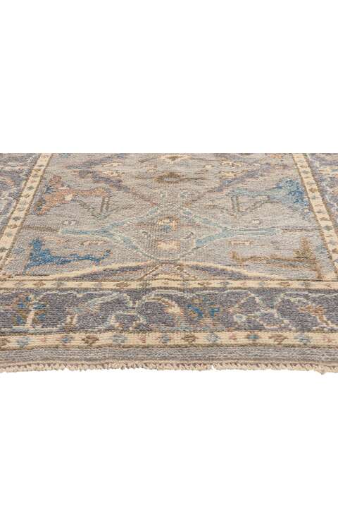 4 x 7 Earth-Tones Modern Oushak Rug 81001