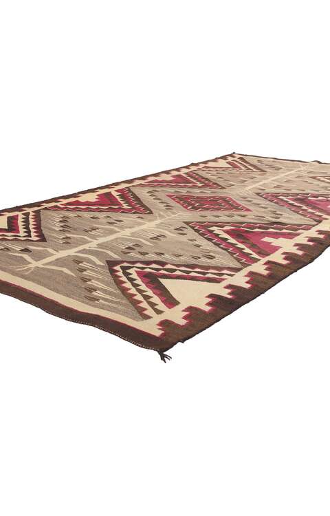4 x 8 Antique Crystal Navajo Pictorial Rug 78560