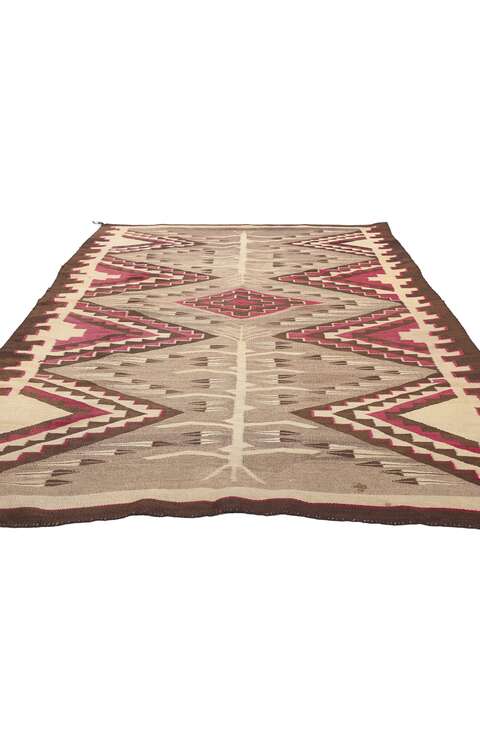 4 x 8 Antique Crystal Navajo Pictorial Rug 78560