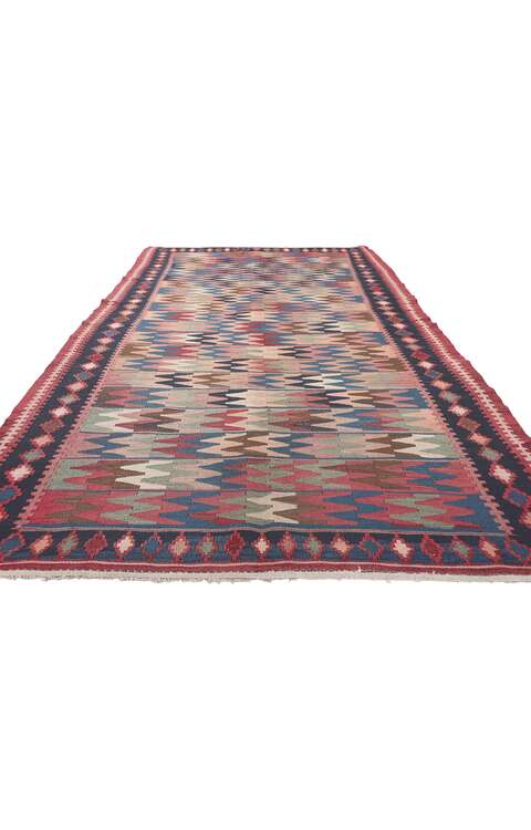 5 x 11 Vintage Persian Sofreh Kilim Rug 61240