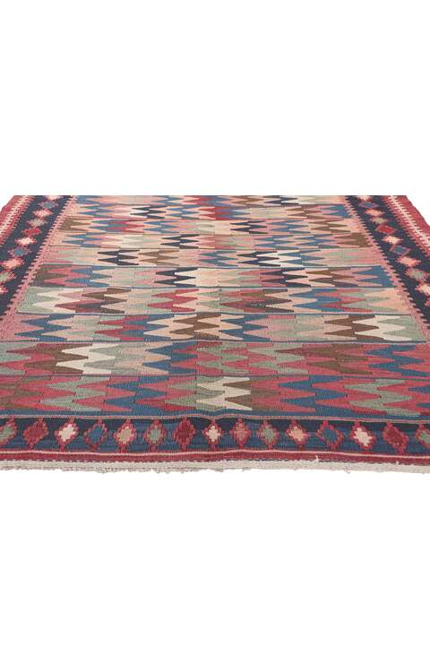 5 x 11 Vintage Persian Sofreh Kilim Rug 61240