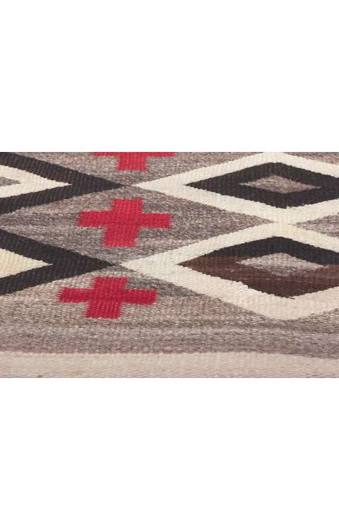 5 x 5 Antique Ganado Navajo Rug 78559