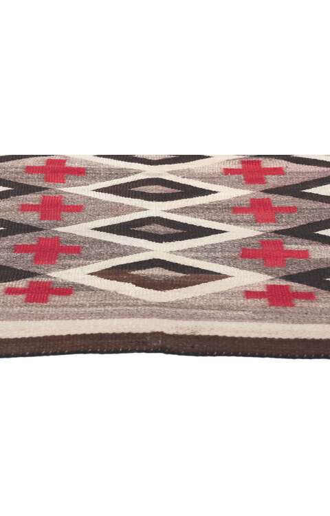 5 x 5 Antique Ganado Navajo Rug 78559