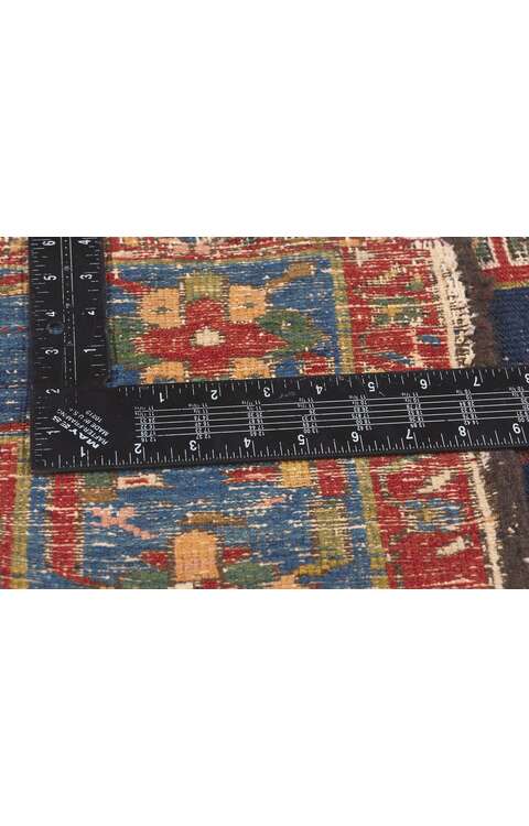 5 x 6 Antique Persian Serapi Rug 78541
