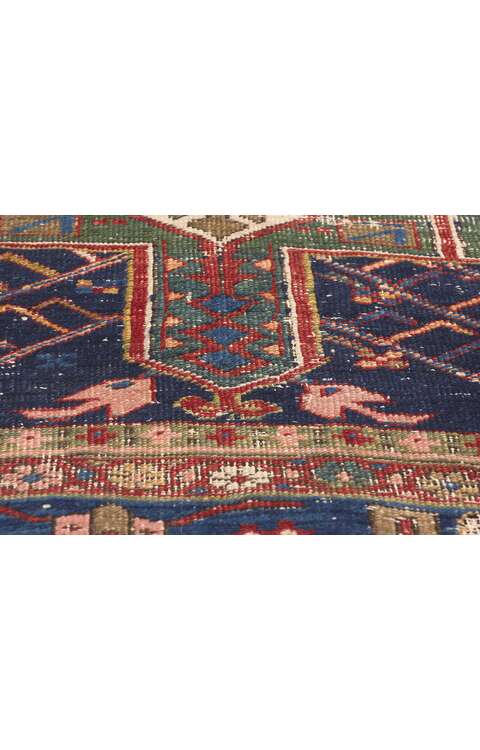 5 x 6 Antique Persian Serapi Rug 78541