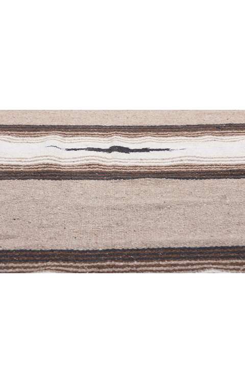 5 x 7 Vintage Mexican Serape Kilim Rug 78550
