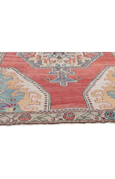 5 x 7 Vintage Turkish Oushak Rug 53865