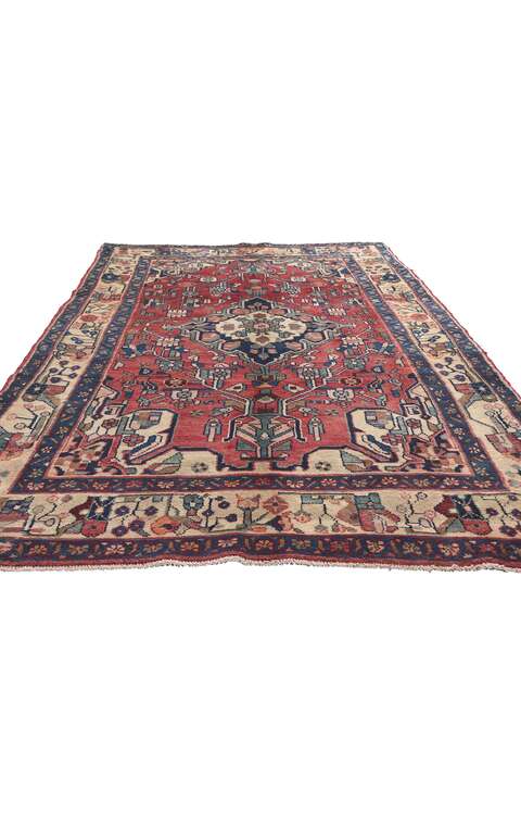 5 x 9 Vintage Persian Hamadan Rug 61258