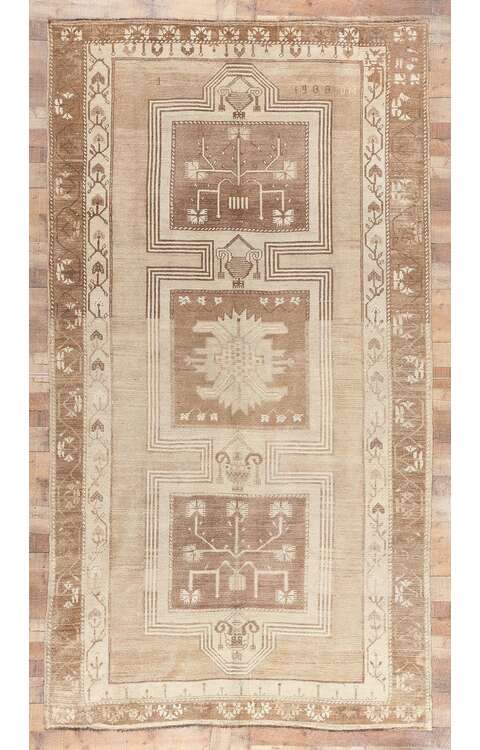 6 x 12 Vintage Turkish Kars Rug 53726