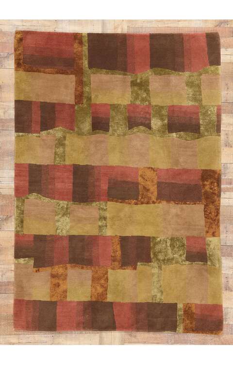 6 x 8 Modern Tufenkian Tibetan Rug 78532