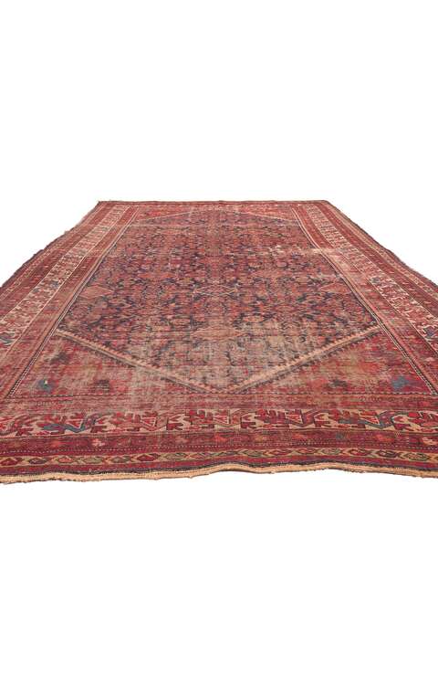 7 x 12 Antique Persian Malayer Rug 78548