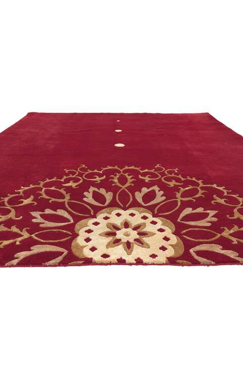 8 x 10 Red Chinese Floral Rug 78539