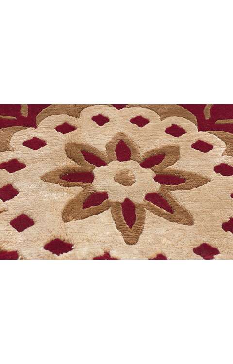 8 x 10 Red Chinese Floral Rug 78539