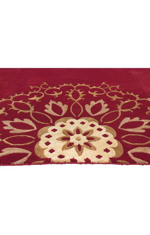 8 x 10 Red Chinese Floral Rug 78539