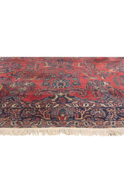 9 x 12 Antique Persian Sarouk Rug 785449 x 12 Antique Persian Sarouk Rug 78544