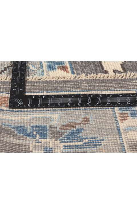 9 x 12 Earth-Tone Modern Oushak Rug 80991