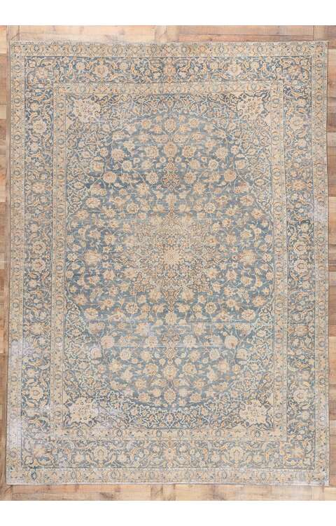 9 x 12 Antique Persian Tabriz Rug 61244