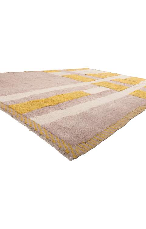 9 x 12 Modern Color Block Moroccan Rug 81014